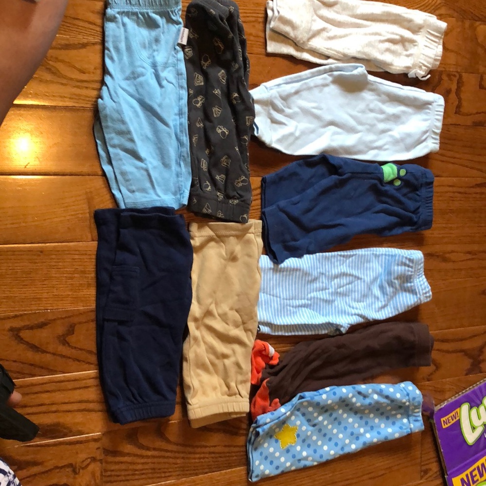 0-4 mo pants lot